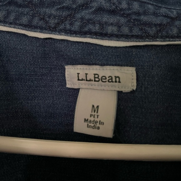 LL Bean Denim Button-Up - Picture 5 of 7